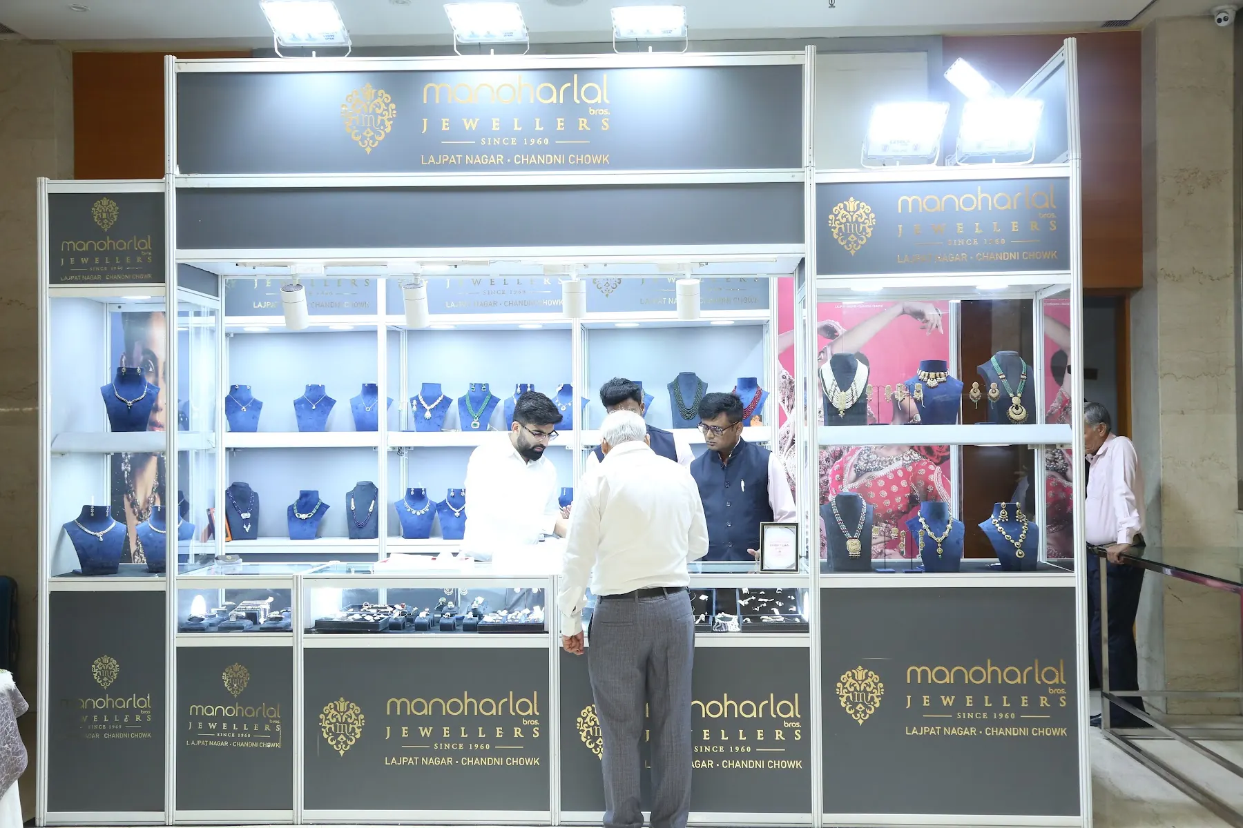 Jewellery exhibition booth