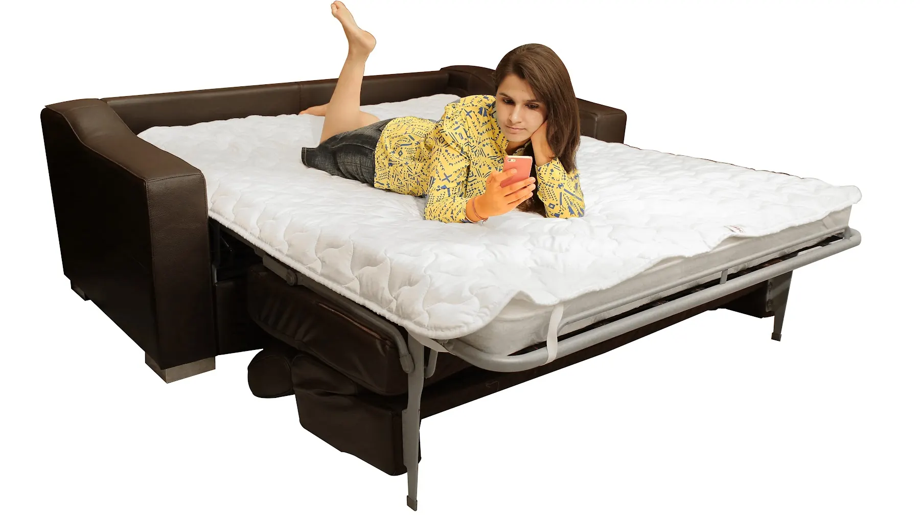 Product shoot of a sofa bed
